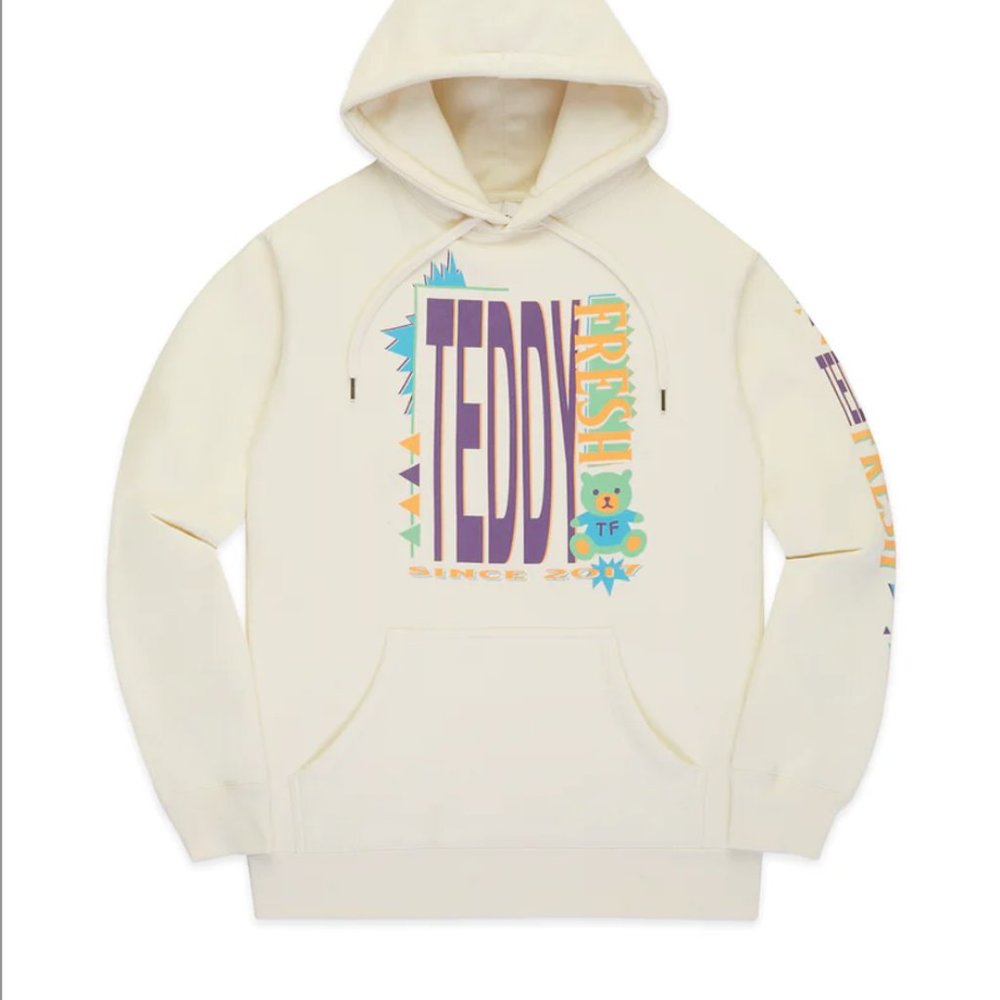 NEW Limited Edition Teddy Fresh Retro Hoodie in Tan, 2XL RARE